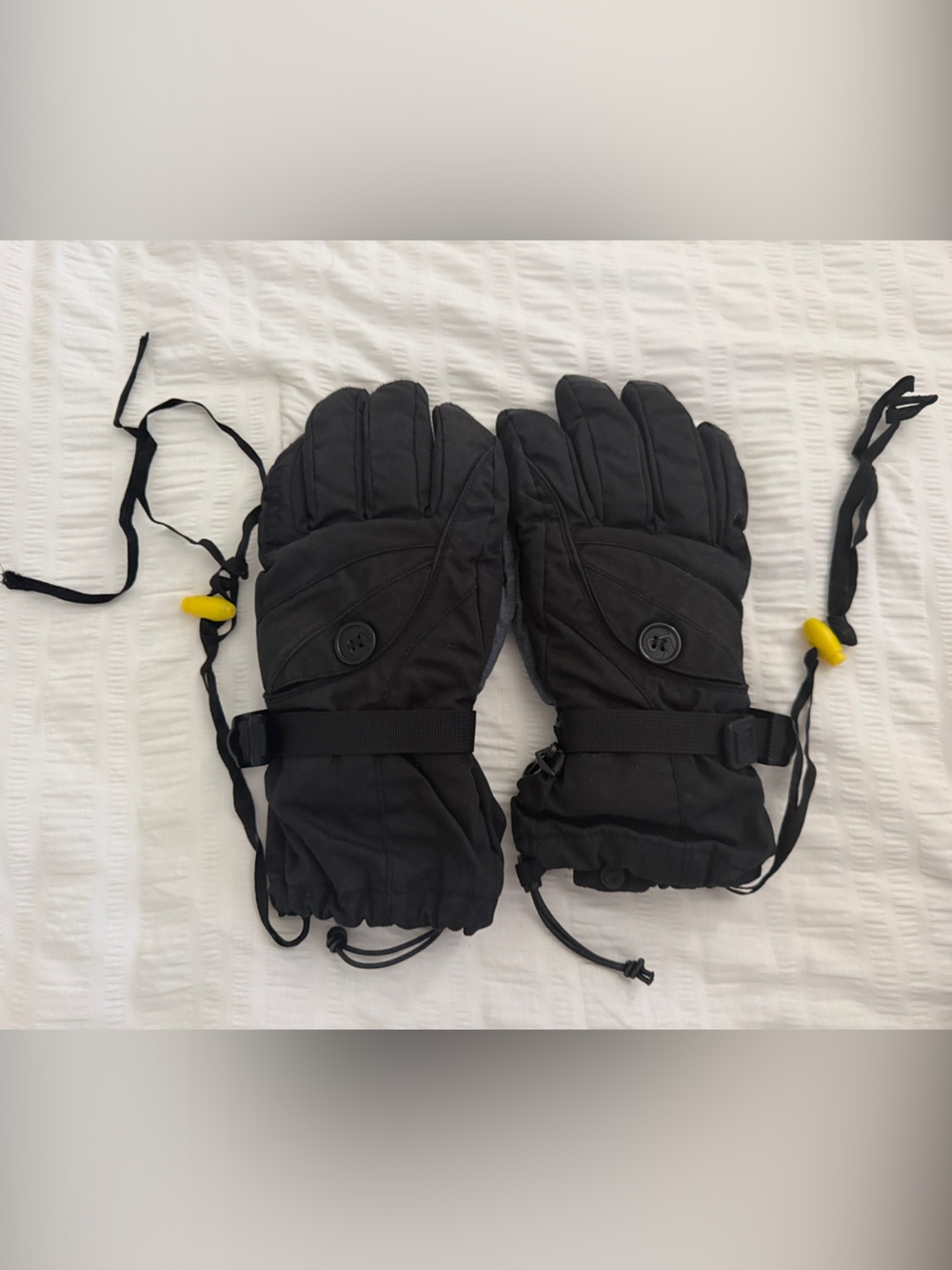Burton Snowboarding Black Women’s Insulated Winter Gloves - Inner Leather